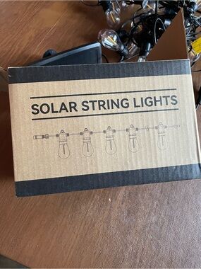 Solar String Lights - Black